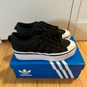 Adidas Nizza Platform Shoes- Brand New with Box